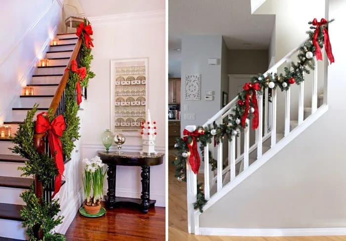 Jak ubrac schody na swieta: 10 inspirujących pomysłów dekoracyjnych